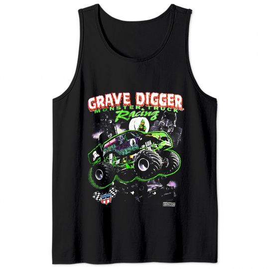 Vintage 1994 Grave Digger Monster Jam Trucks Tank Tops