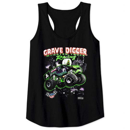 Vintage 1994 Grave Digger Monster Jam Trucks Tank Tops