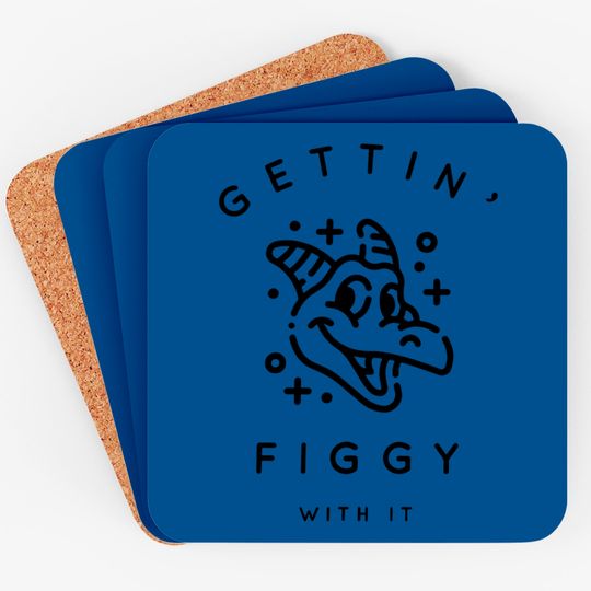 Gettin Figgy With It / Figment / Epcot / Disney Inspired Coasters