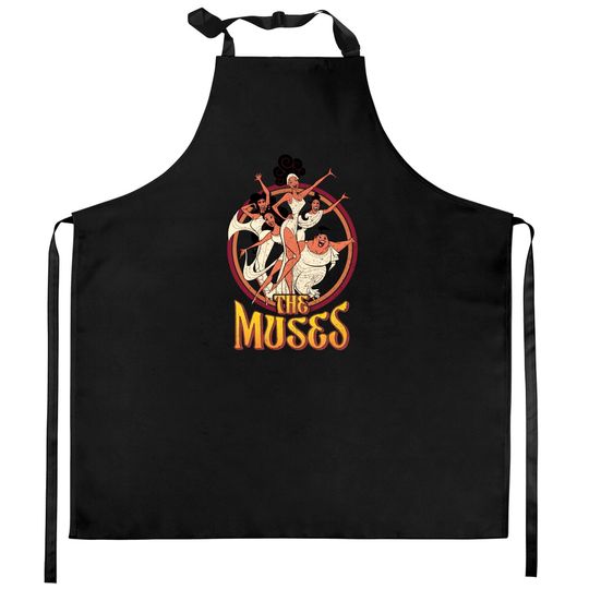 Retro 90s Disney Diva The Muses Hercules Kitchen Aprons