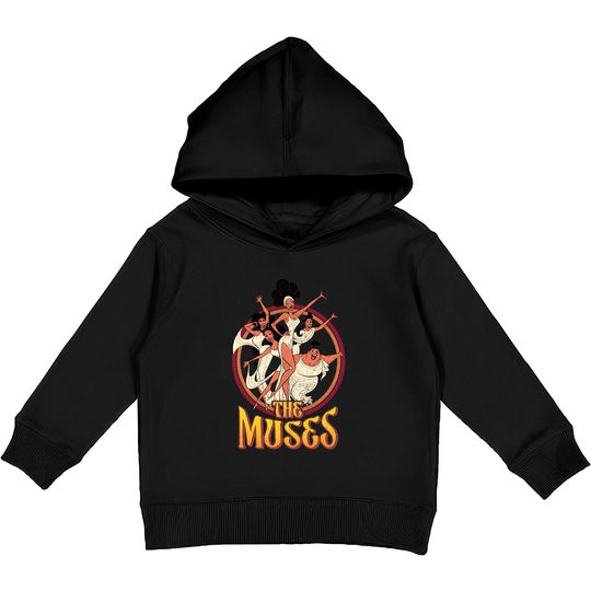 Retro 90s Disney Diva The Muses Hercules Kids Pullover Hoodies