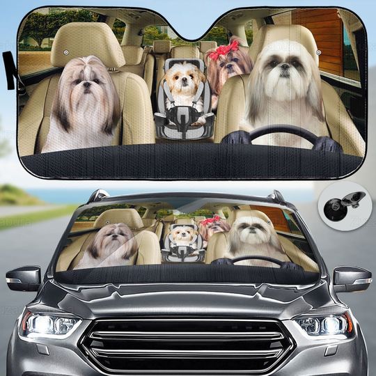 Discover Shih Tzu Car Sun Shade, Shih Tzu Auto Sunshade