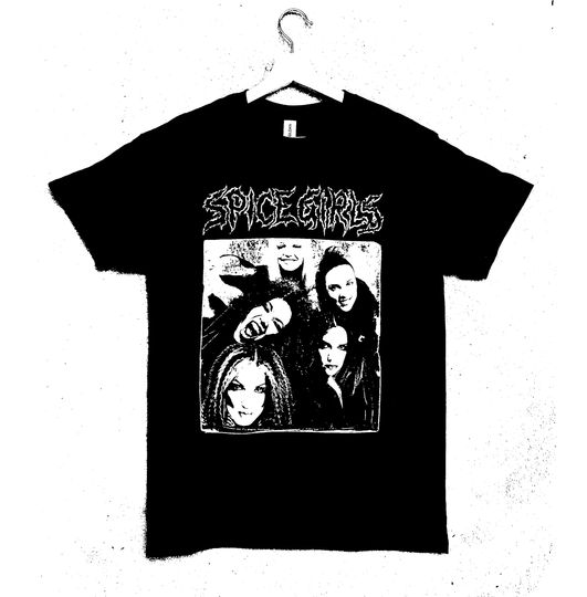 SPICE GIRLS Punk / Metal / Rock band T-shirt