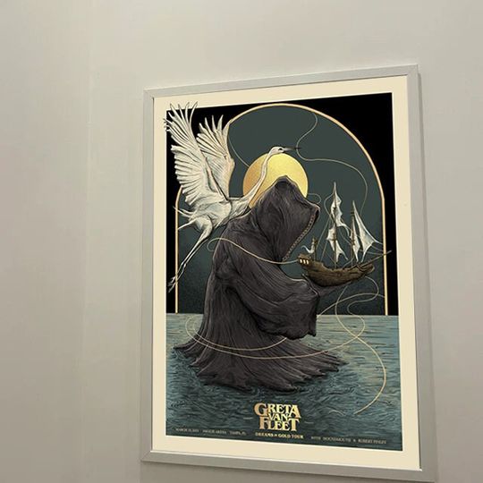 Discover Greta Van Fleet 2023 Tampa, FL Poster