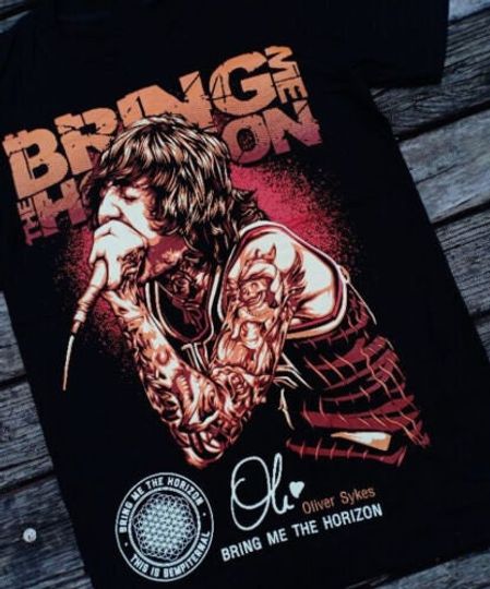 Vintage Oliver Sykes Bring Me the Horizon T-shirt, Bring Me The Horizon Shirt