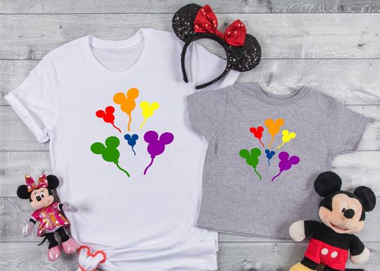 Rainbow Mickey Ears Disney Shirt, Gay Pride Shirt, LGBTQ Shirt, Trans T-Shirt, LGBT Gay Shirt