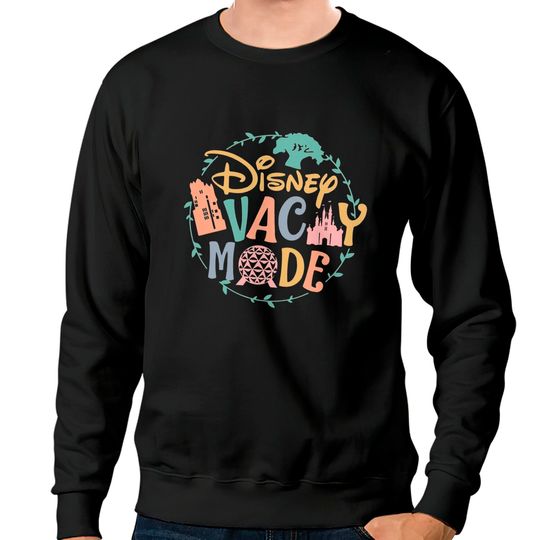 Disney Vacay Mode Sweatshirts, Disney Epcot Sweatshirts, Disney Castle Sweatshirts