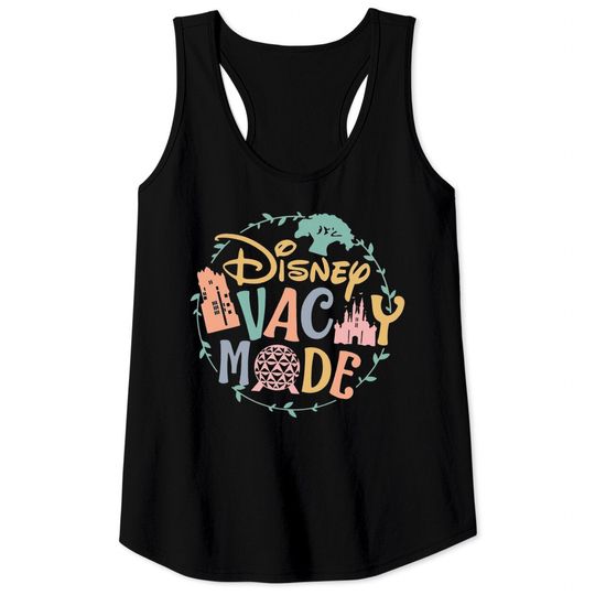 Disney Vacay Mode Tank Tops, Disney Epcot Tank Tops, Disney Castle Tank Tops
