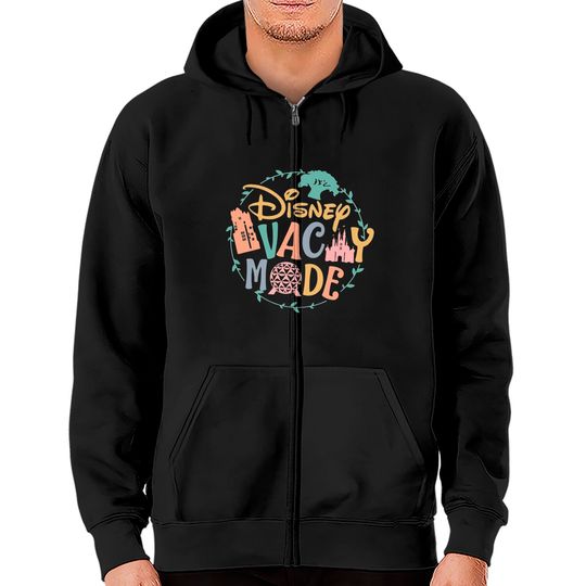 Disney Vacay Mode Zip Hoodies, Disney Epcot Zip Hoodies, Disney Castle Zip Hoodies