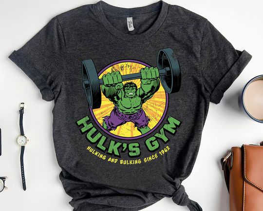 Marvel Hulk's Gym T-Shirt, Incredible Hulk Portrait Shirt, Magic Kingdom Shirt