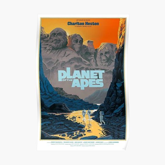 Planet of the Apes (1968) Movie Poster Premium Matte Vertical Poster