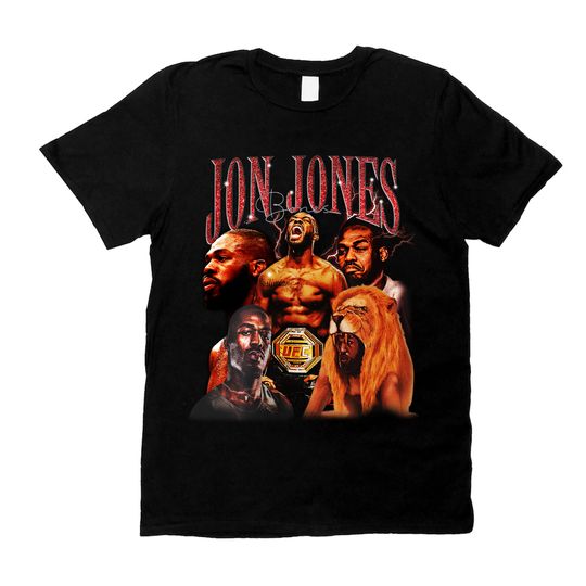 JON JONES 90s Vintage Shirt, Jon Jones Tshirt, UFC Graphic Tee