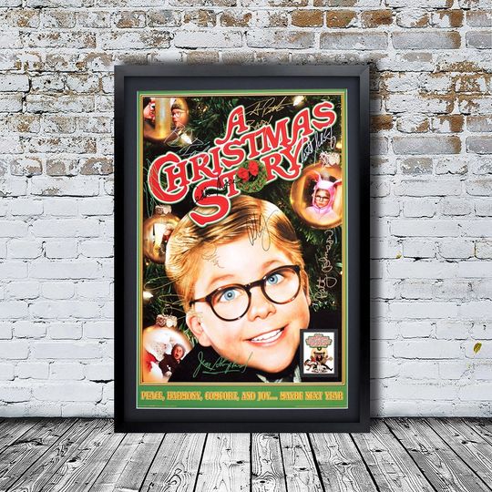A Christmas Story Signed Movie Poster