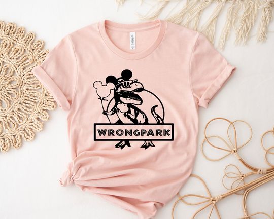 Wrong Park Shirt, Disneyland Thema Park Shirt, Disney Shirt, Jurassic Park Shirt