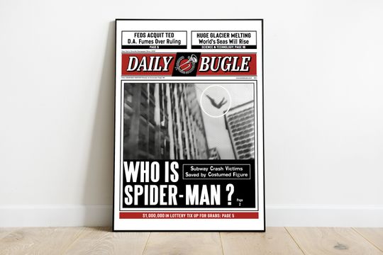 Discover Spiderman Vintage Poster