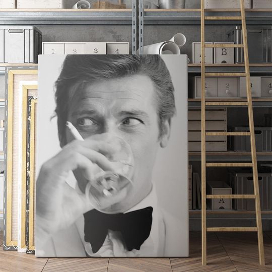 Roger Moore Poster, James Bond Poster