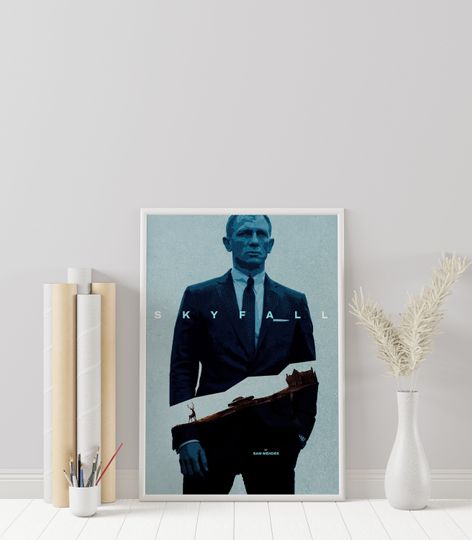Skyfall Poster - James Bond - Sam Mendes - Minimalist Movie Poster