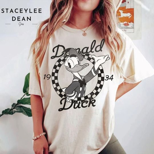 Retro Disney Donald Duck Shirt, Donald Duck Shirt