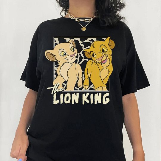 Disney Lion King Simba And Young Nala Shirt