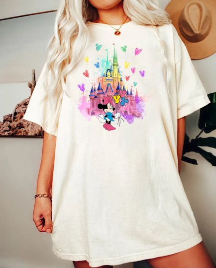Minnie Mouse Shirt, Disney Castle Shirt