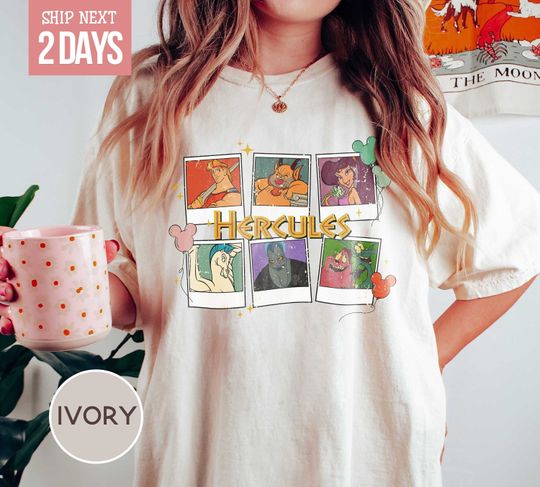 Vintage Hercules Shirt, Disney Hercules Megara Hades Shirt