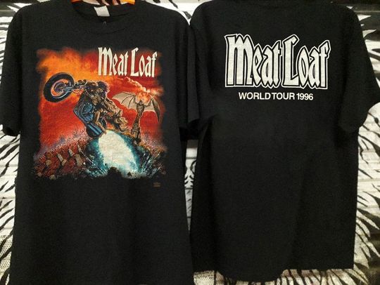 Meatloaf Bat Out Of Hell Tour 1996 T-Shirt