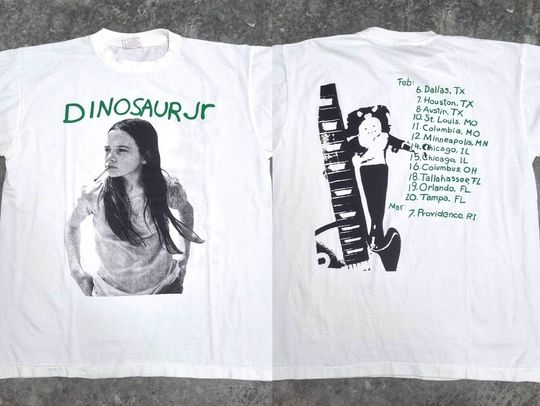 Dinosaur Jr T-Shirt Green Mind Tour 1991 T-Shirt