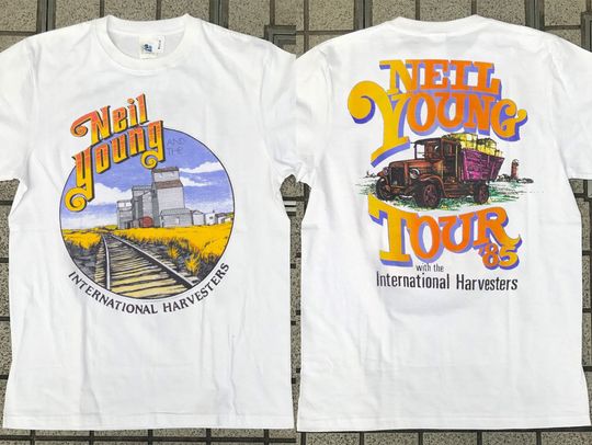 Neil Young And The International Harvesters 1985 Tour T-Shirt