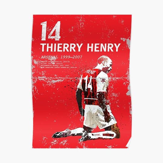 Thierry henry poster #3 Premium Matte Vertical Poster