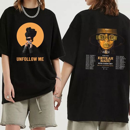 Erykah Badu Unfollow me Tour 2023 Shirt