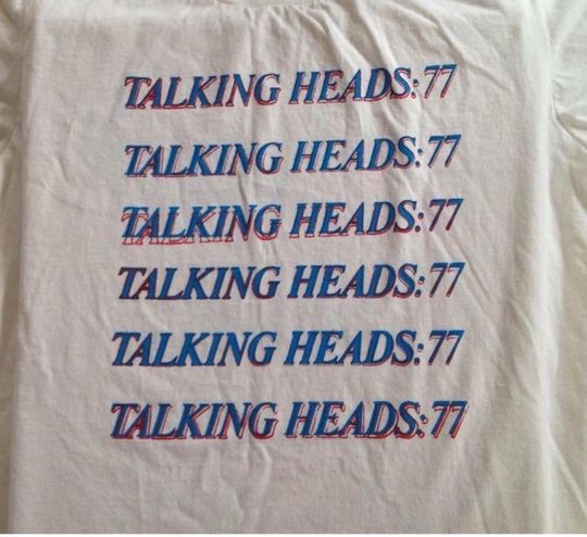 Talking Heads shirt