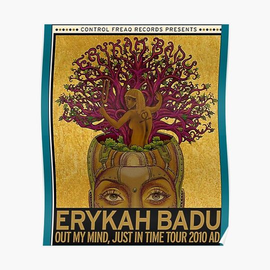 Erykah Badu Premium Matte Vertical Poster