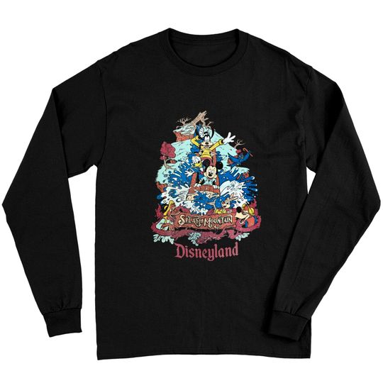 Retro Disneyland Splash Mountain Long Sleeves, Mickey and Friends Long Sleeves, Disney Trip Long Sleeves