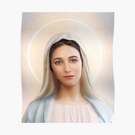 Discover Our Lady of Medjugorje poster Premium Matte Vertical Poster