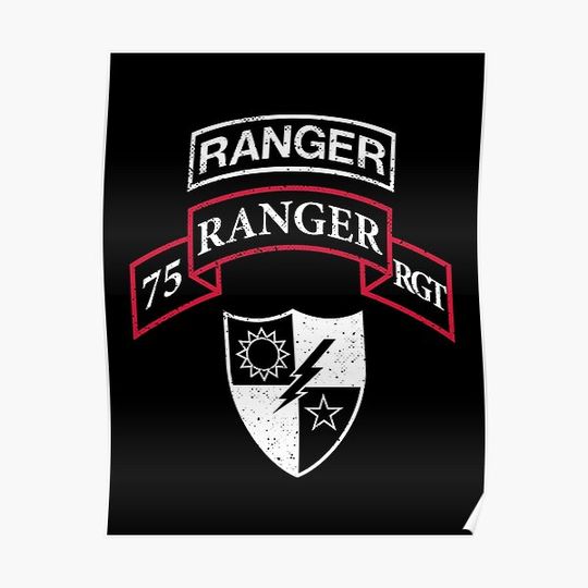 75th Ranger Regiment Sua Sponte Premium Matte Vertical Poster