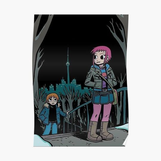 scott pilgrim Premium Matte Vertical Poster