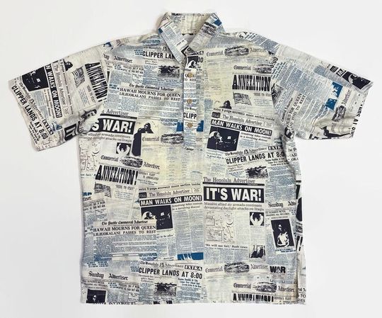 Honolulu Advertiser Aloha Shirt