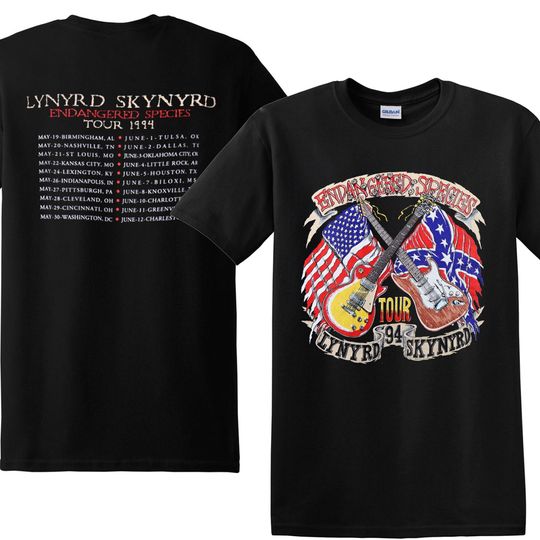 1994 Lynyrd Skynyrd Endangered Species Tour T-Shirt, Lynyrd Skynyrd Vintage Shirt