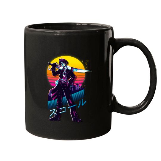 Final Fantasy VIII 8 - SQUALL Retrowave Mugs