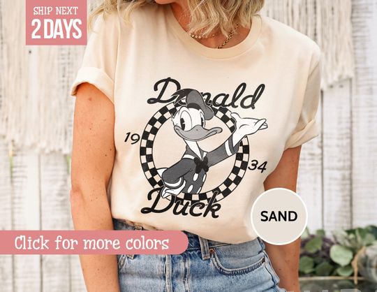 Retro Disney Donald Duck Shirt, Donald Duck Shirt, Disney Donald Duck Est 1934 Shirt