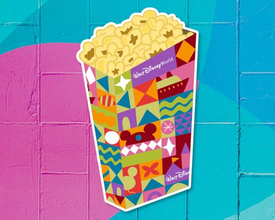 Disney Popcorn Sticker