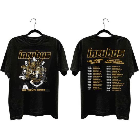 Incubus Band US Tour 2023 Shirt