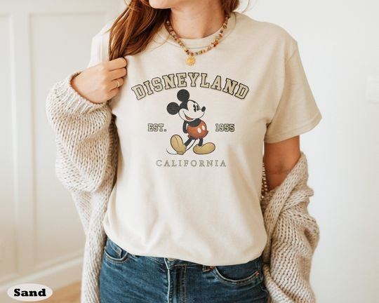 Vintage Disneyland Est 1955 Shirt, Retro Mickey Mouse  Shirt, Minnie Mouse Shirt, Disney Family Trip