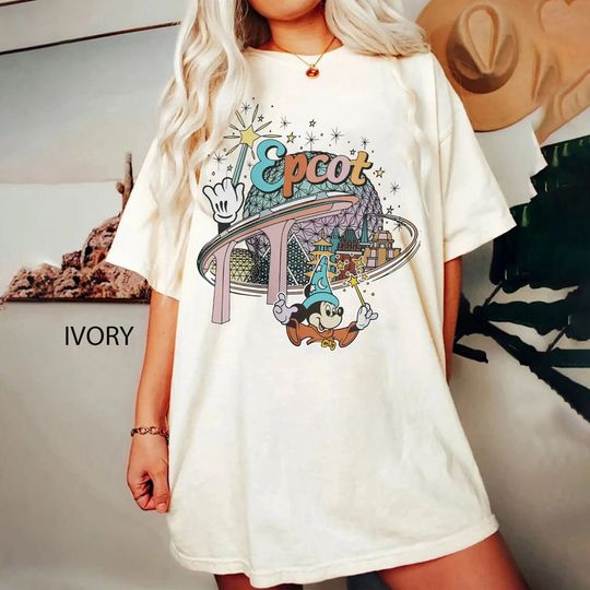 Disney Epcot Shirt, Vintage Epcot 1982 Shirt, Vintage Disney Shirt