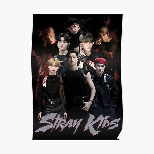 KPOP STRAY KIDS Premium Matte Vertical Poster