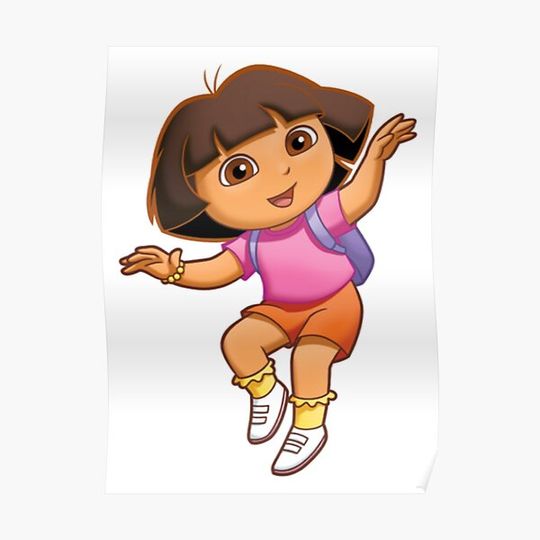 DORA  THE  EXPLORER Premium Matte Vertical Poster