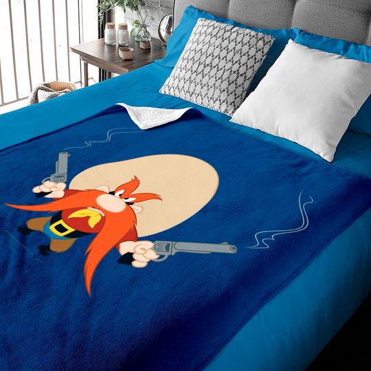 Yosemite Sam Back Off Baby Blankets