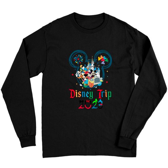 Custom Disney Trip 2023 Long Sleeves, Disney Vacation 2023 Long Sleeves