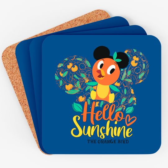 Vintage Disney Orange Bird Coasters, Hello Sunshine Coasters, Disney Bird Coasters, Epcot Festival 2023 Coasters, Disney Epcot Coasters