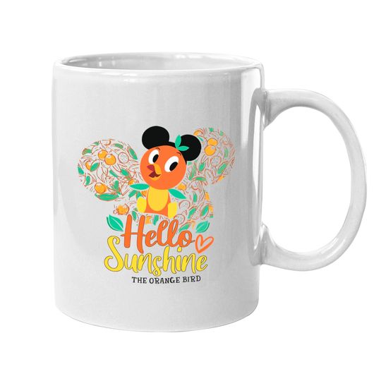 Vintage Disney Orange Bird Mugs, Hello Sunshine Mugs, Disney Bird Mugs, Epcot Festival 2023 Mugs, Disney Epcot Mugs